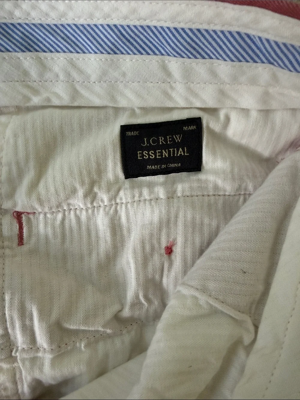 J.Crew Straight Chinos - Nantucket Red